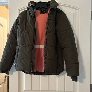 Girls Puffer Coat Size L All in Motion brand